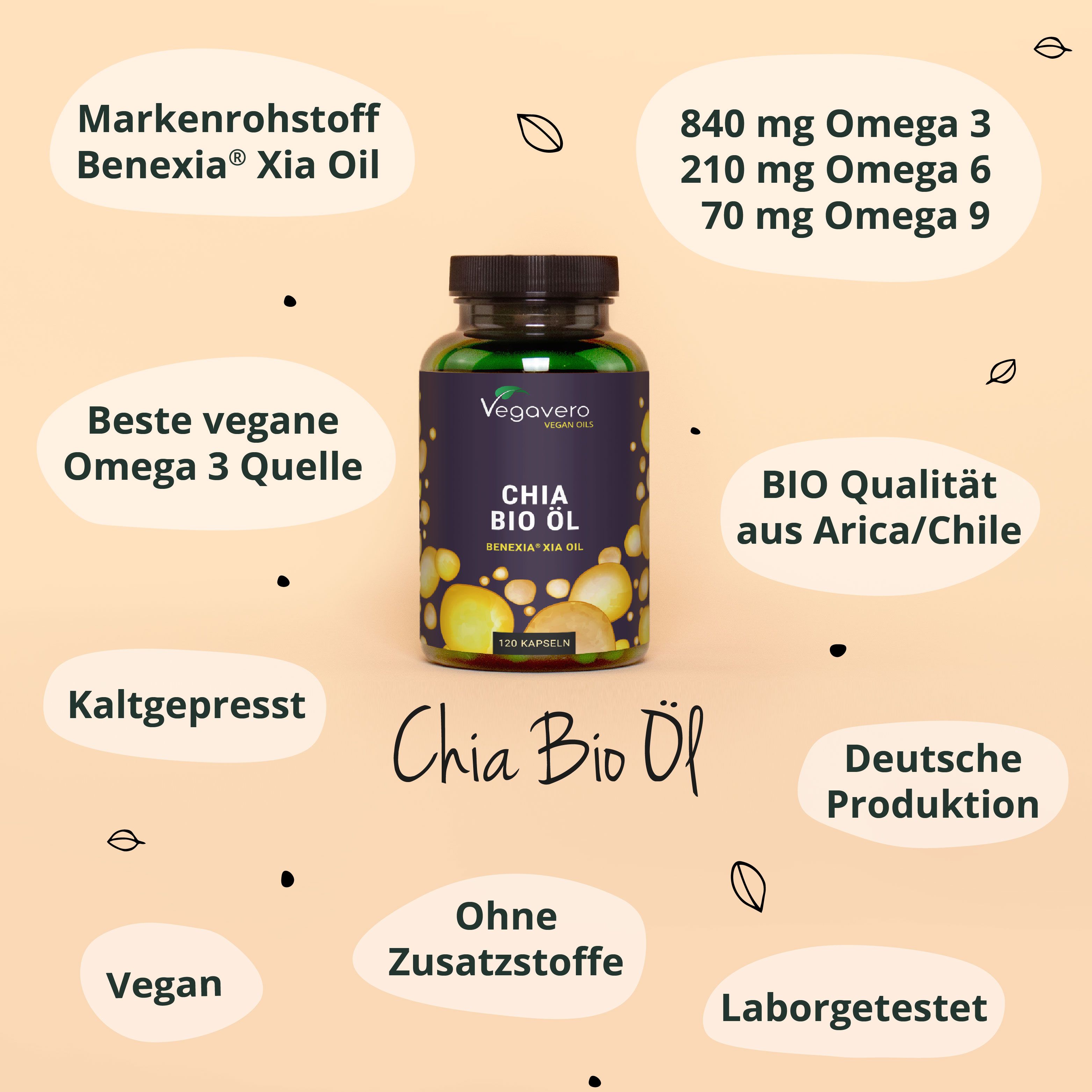 VEGAVERO Chia Öl BIO
