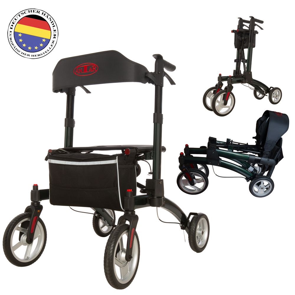 Rollator mit Sitz & Tasche – leicht, stabil & komfortabel