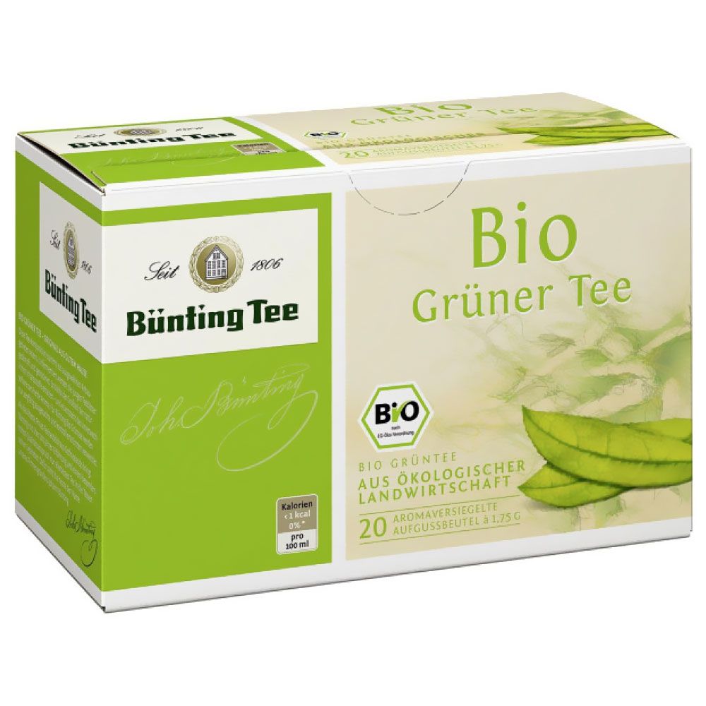Bünting Bio Grüner Tee Beutel (1,75g)