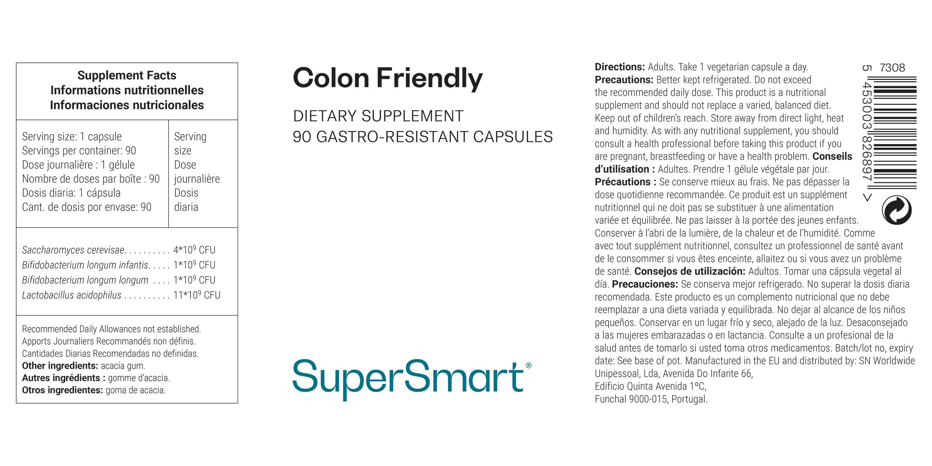 SuperSmart - Colon Friendly 90 St