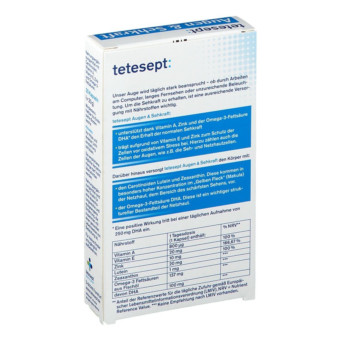 tetesept® Augen & Sehkraft