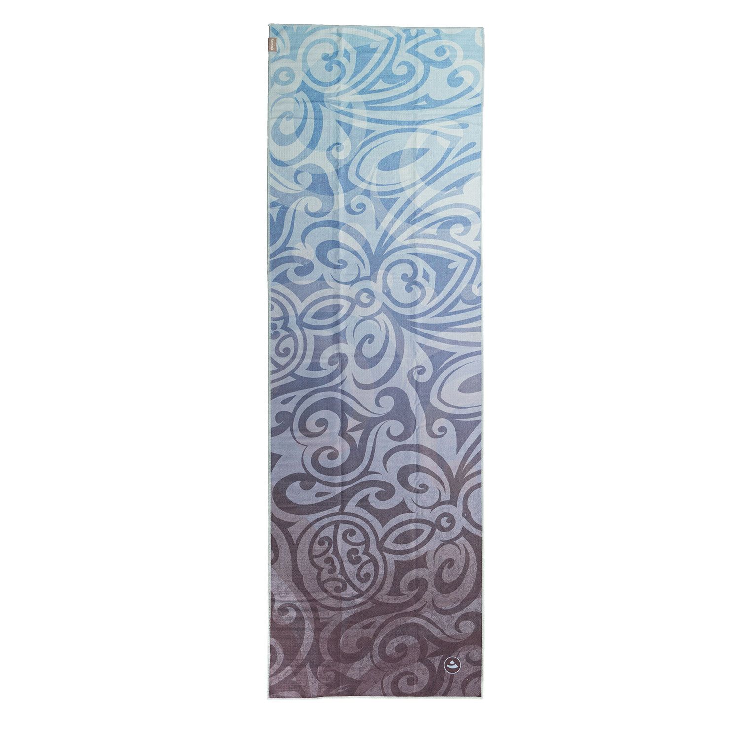 GRIP² Yoga Towel Art Collection, Maori Magic, grau/blau, 907AMM