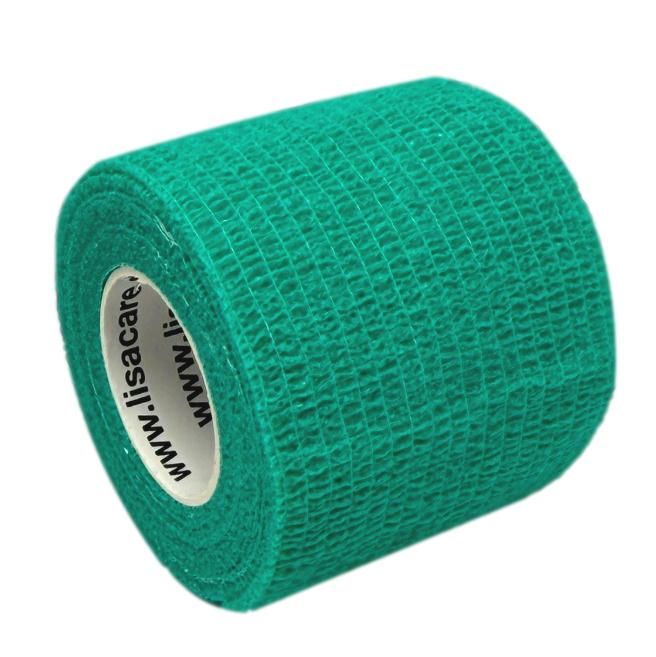 LisaCare selbstklebender Verband - Türkis - 5cm x 4,5m