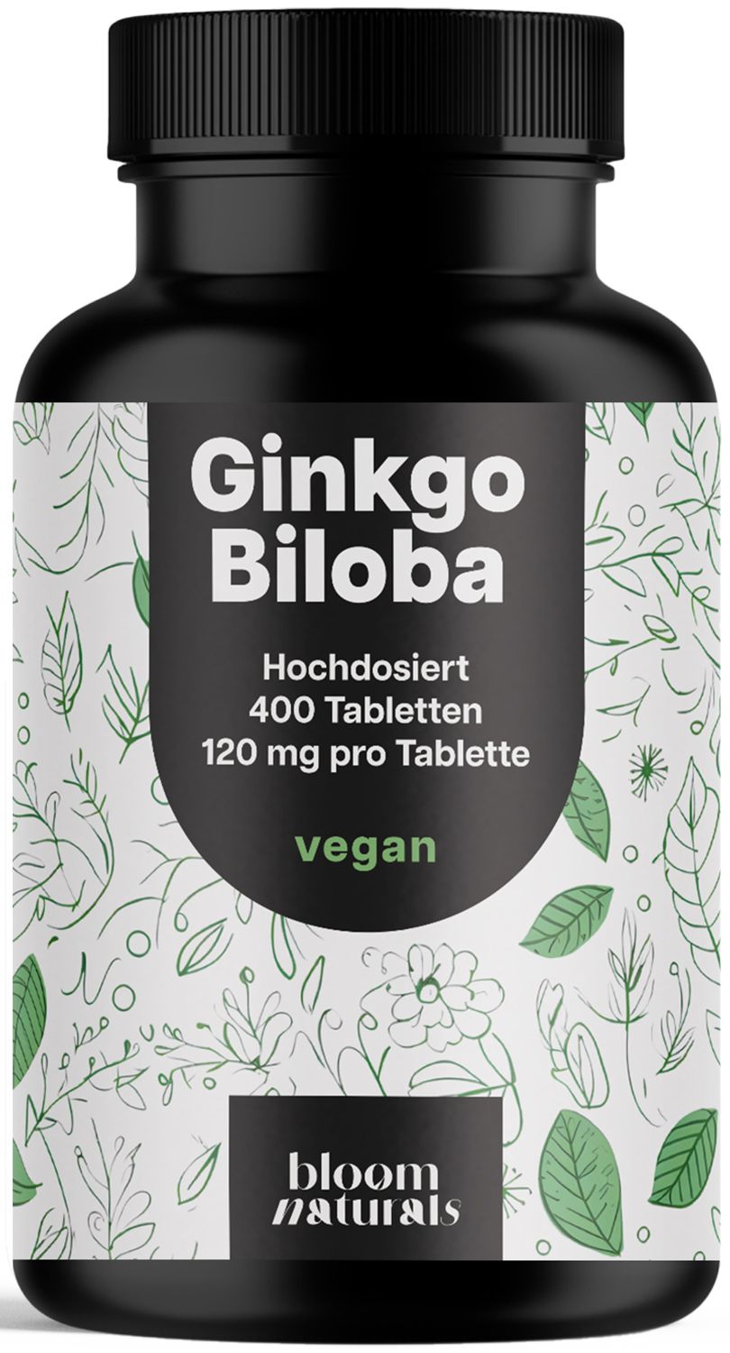 Bloom Naturals Ginkgo Biloba Tabletten