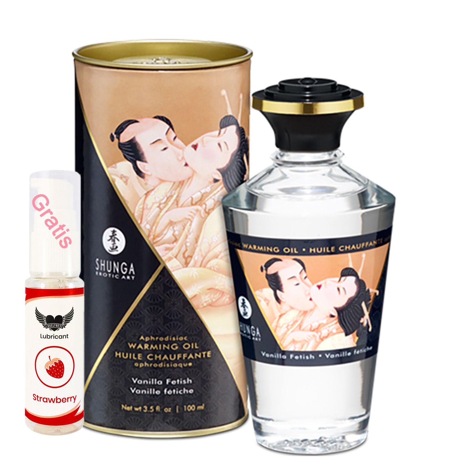 Shunga - Massageöl mit Aroma Vanille