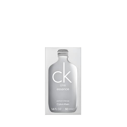 Verpackung mit Calvin Klein CK One Essence Eau de Parfum Flakon.