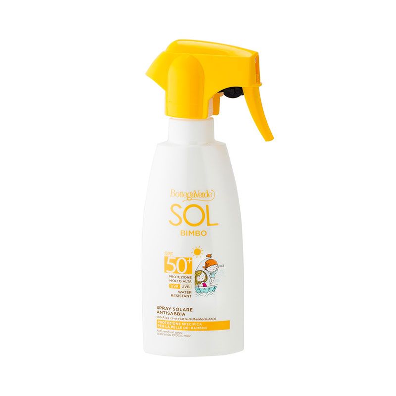 Bottega Verde SOL bimbo - Spray solare - protezione molto alta SPF50+