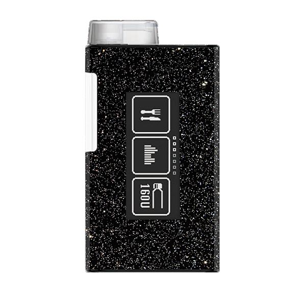 Diasticker® Mylife Ypsopump Sticker "Schwarz Glitzer"