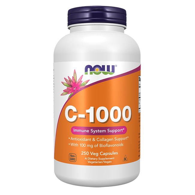 Now Foods Vitamin C-1000 mg 250 Pc