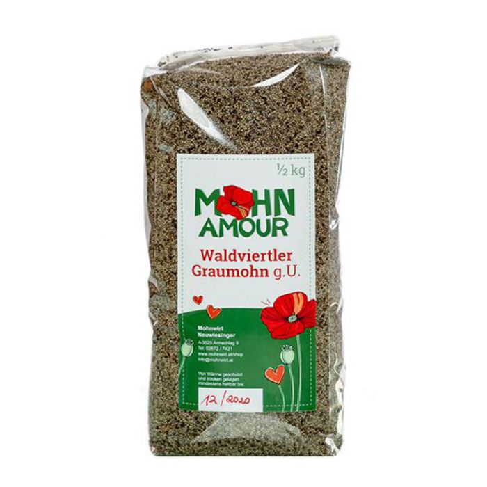 Waldviertler Graumohn g.U. ungemahlen 500 g