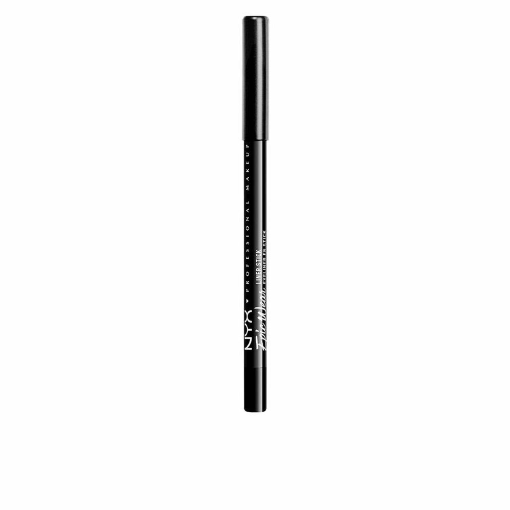 Schwarzer NYX Professional Makeup Epic Wear Liner Stick. Zylindrische Form, schwarze Hülse, schwarze Spitze. Markenschriftzug.