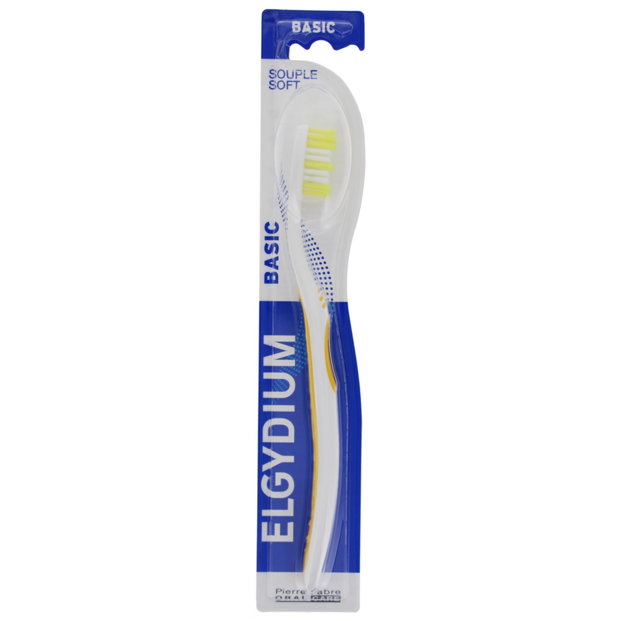 Elgydium Basic Zahnbürsten Soft (Farbe: Gelb) 24,5x4,5x2 cm