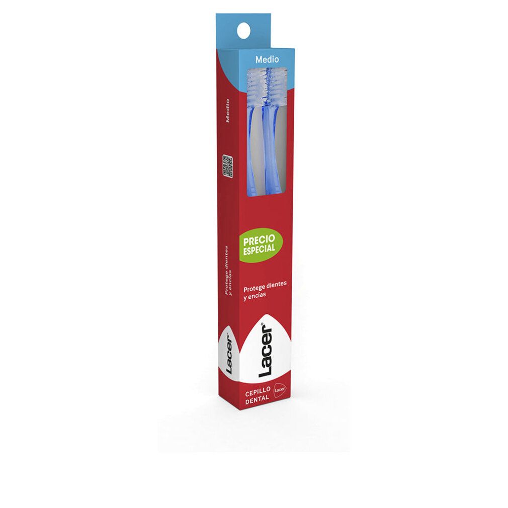 Lacer Medium Double Brush Reisebürste