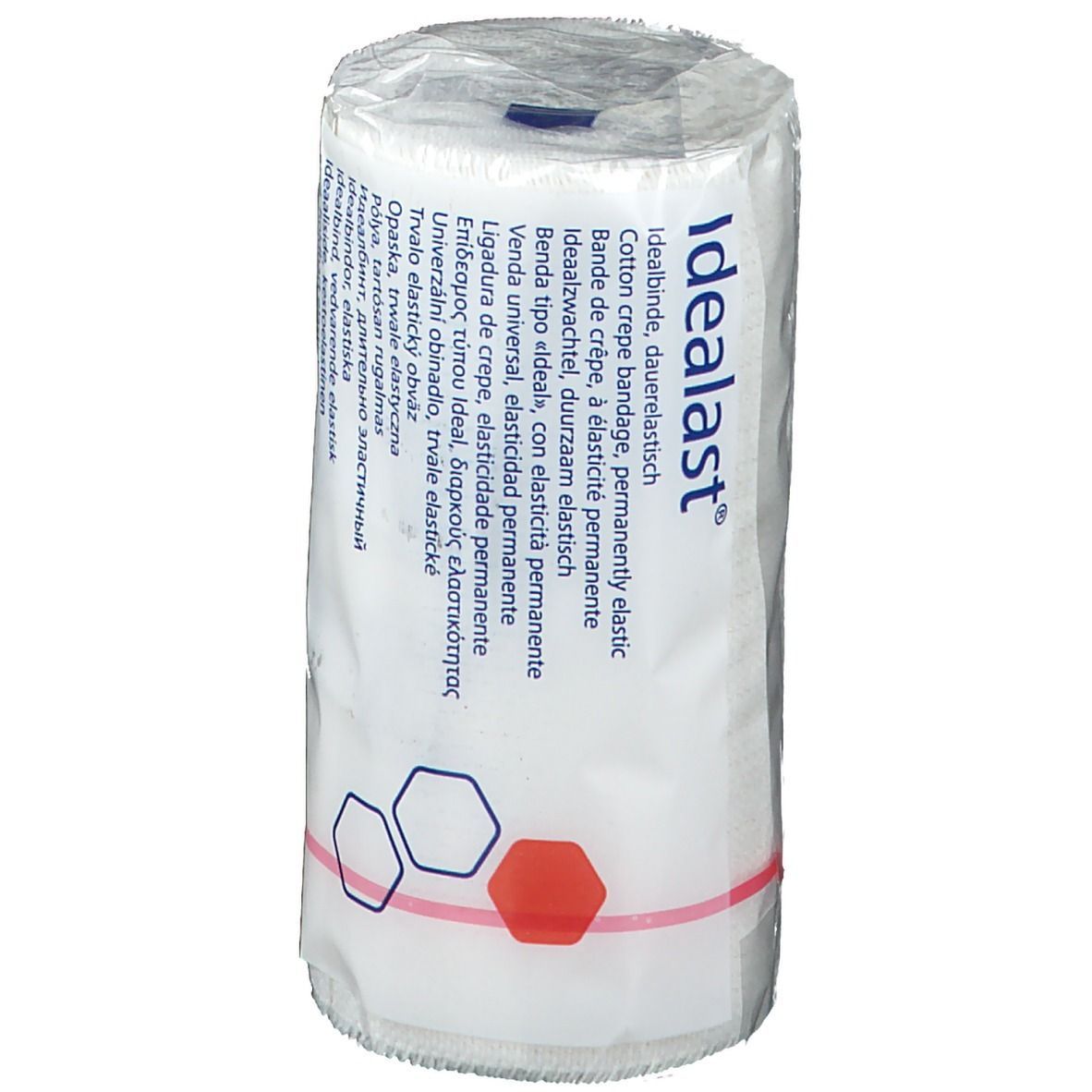 Idealast® Idealbinde 10 cm x 5 m mit Verbandklammern