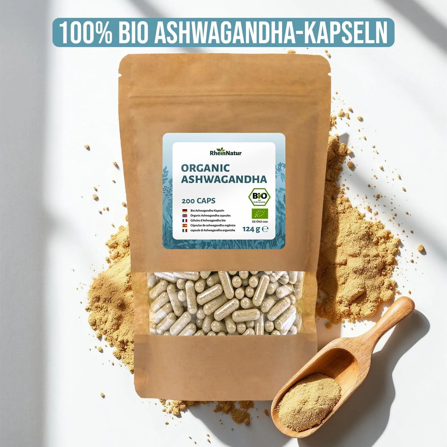 RheinNatur Bio Ashwagandha Kapseln