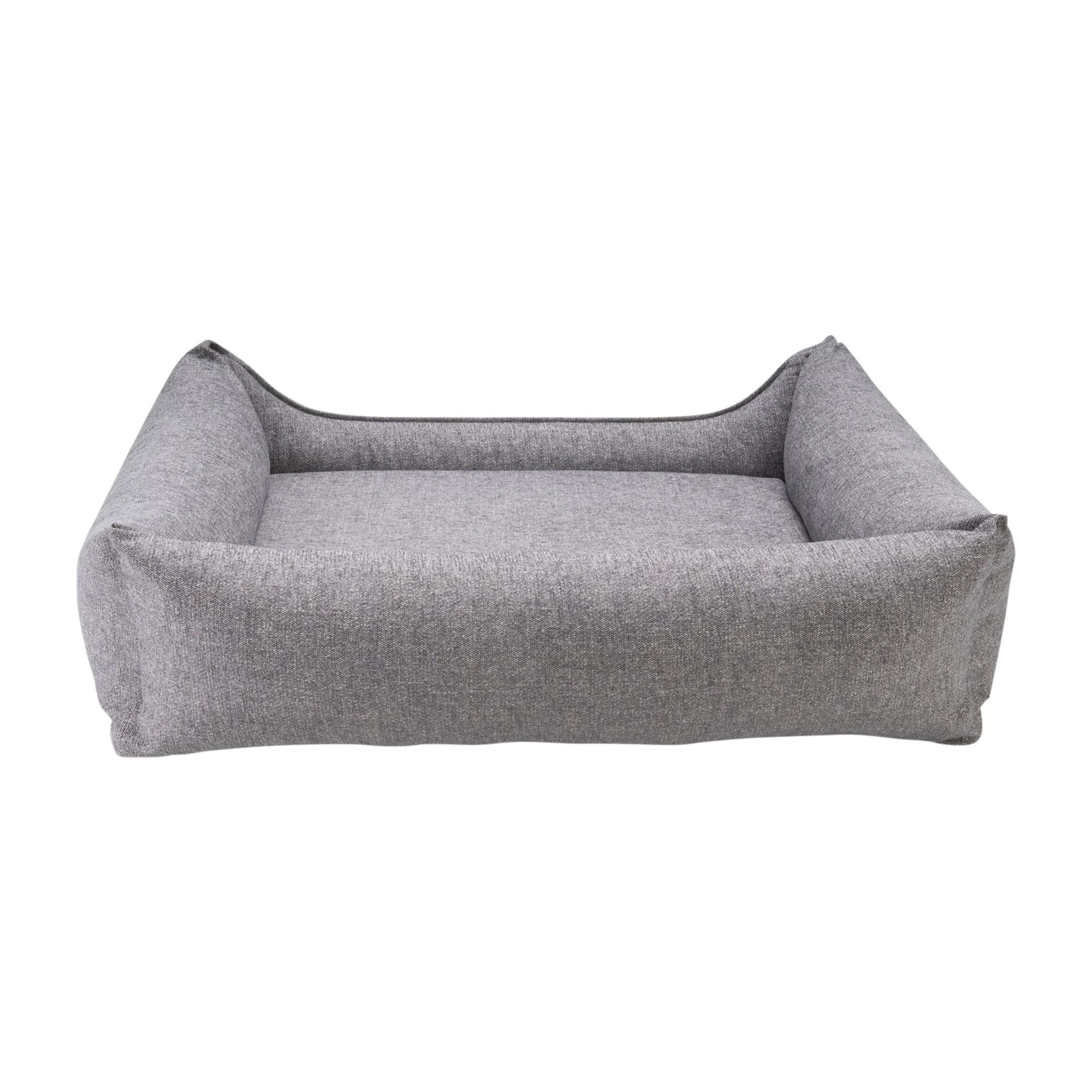 orthopädisches Hundebett "Tessa", Easy Clean-Webstoff, Farbe Grau 100 x 80
