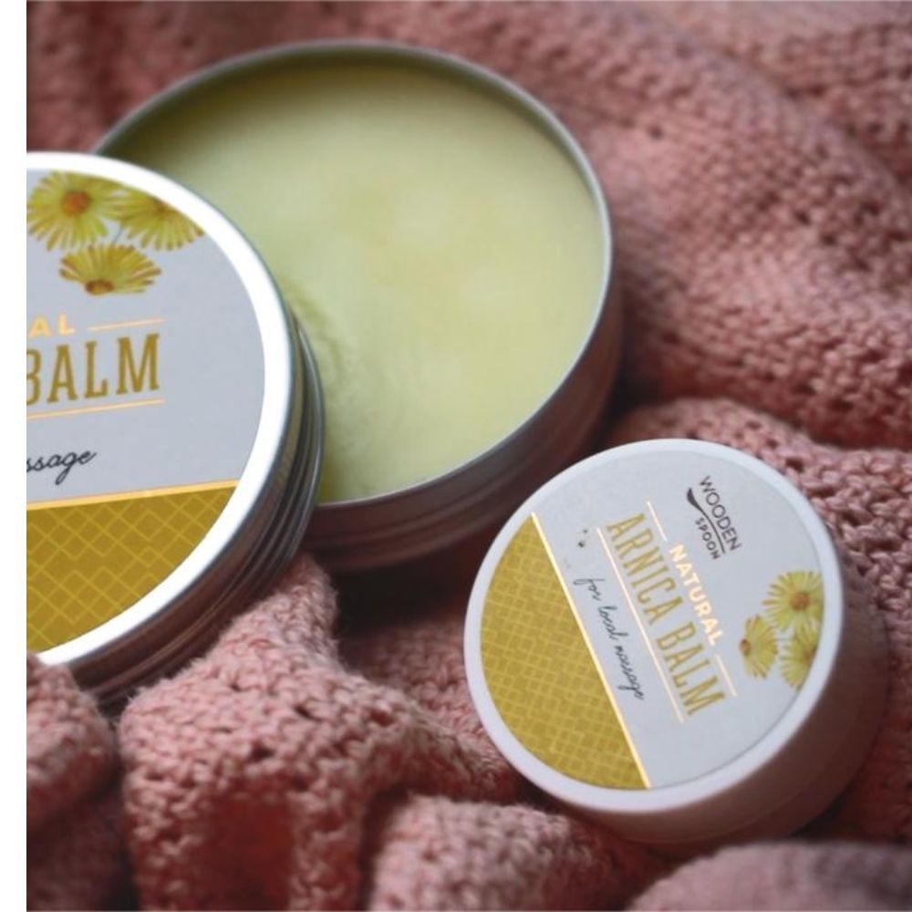 Wooden Spoon Natürliche Massagelotion mit Arnikaextrakt WoodenSpoon