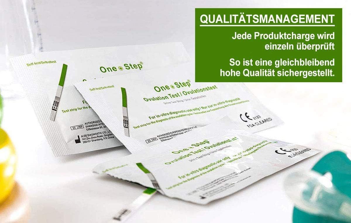 One+Step Ovulationstest mit optimaler Sensitivität 20 miu/ml