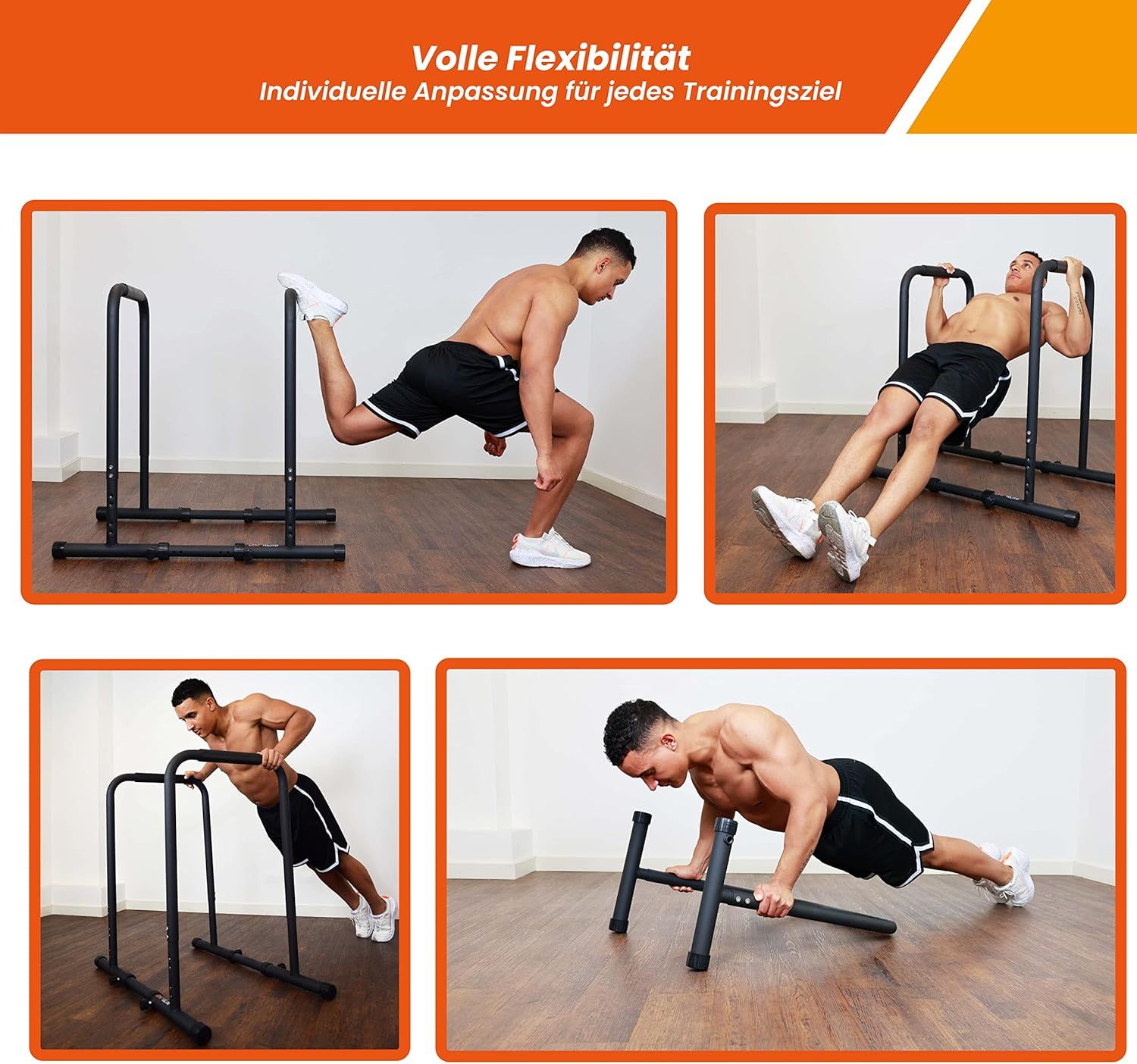 DH FitLife höhenverstellbar Dip Station