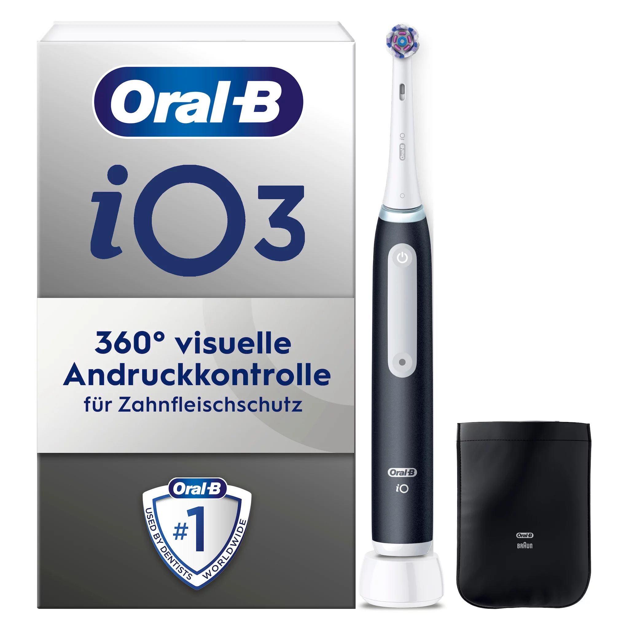 Oral-B iO White Clean Black Elektrische Zahnbürste 1 St
