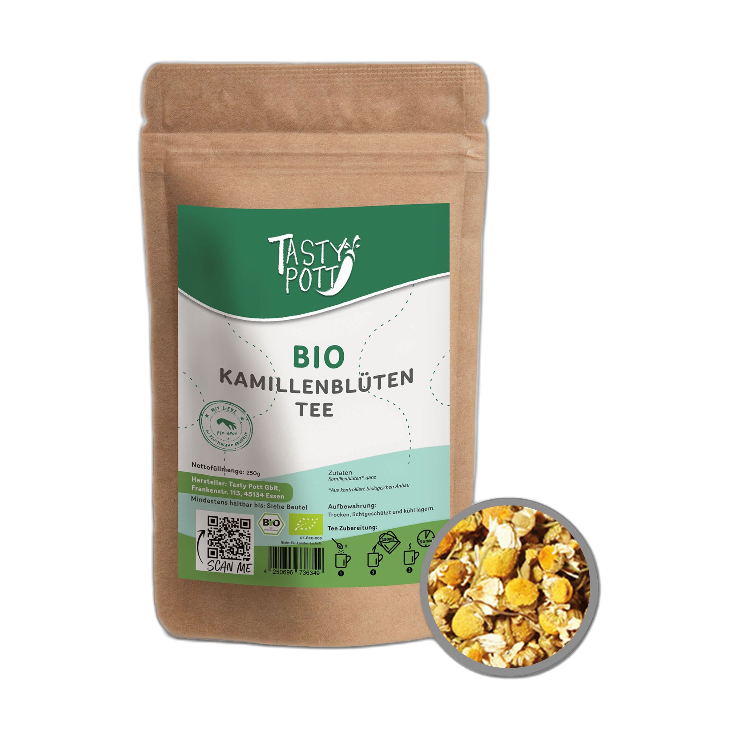 Tasty-Pott Tasty Pott Bio Kamillenblüten getrocknet 1 St