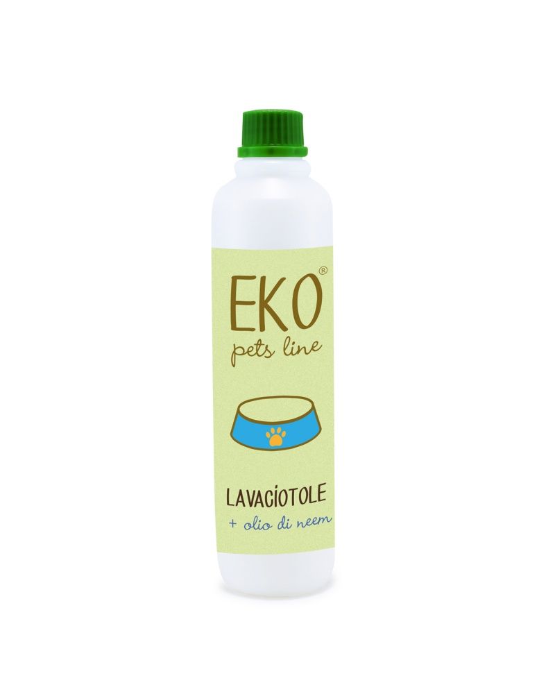 Eko Detergente lava ciotole arricchito all'olio di Neem Salvia e Rosmarino