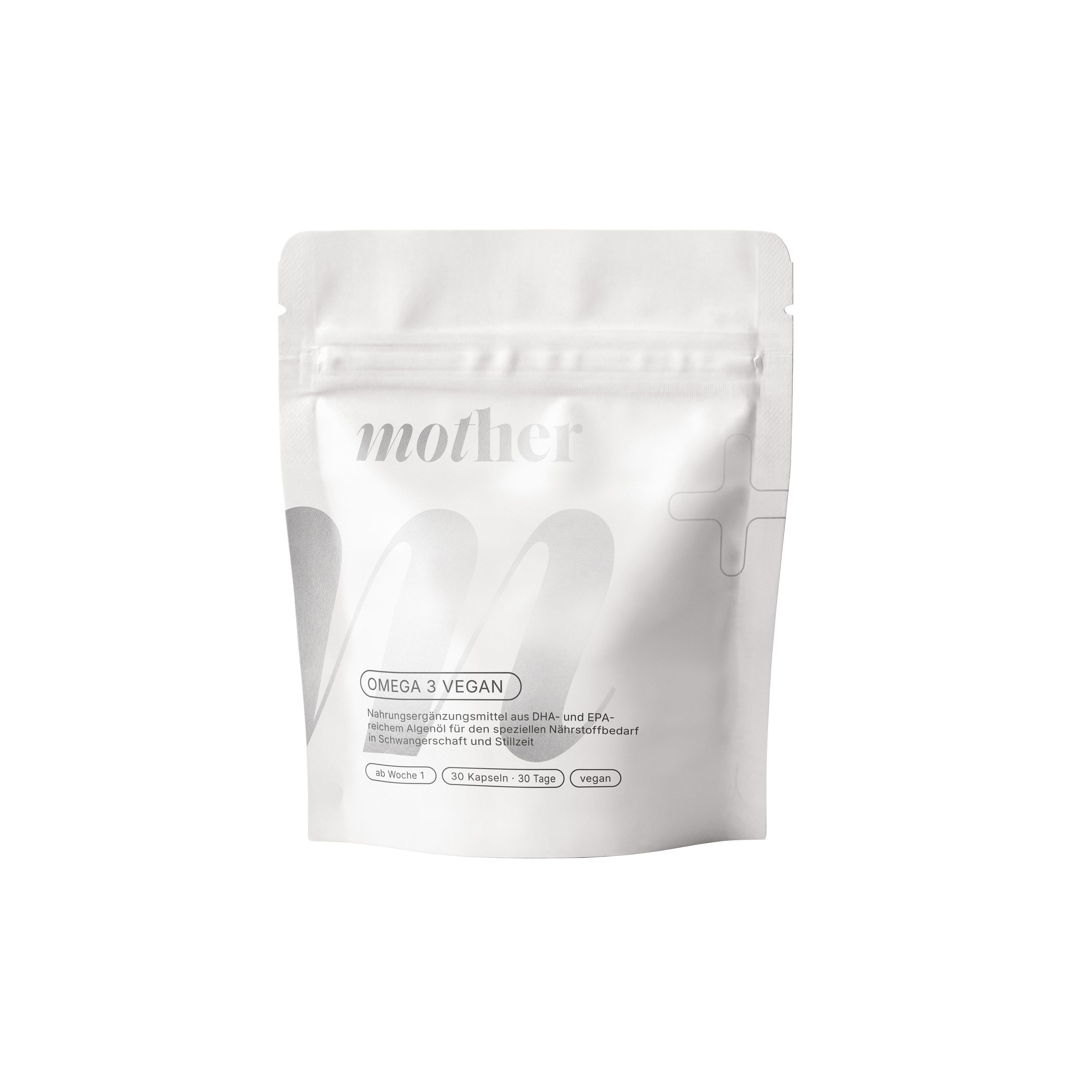 mother+ Omega 3 vegan 25,5 g Kapseln