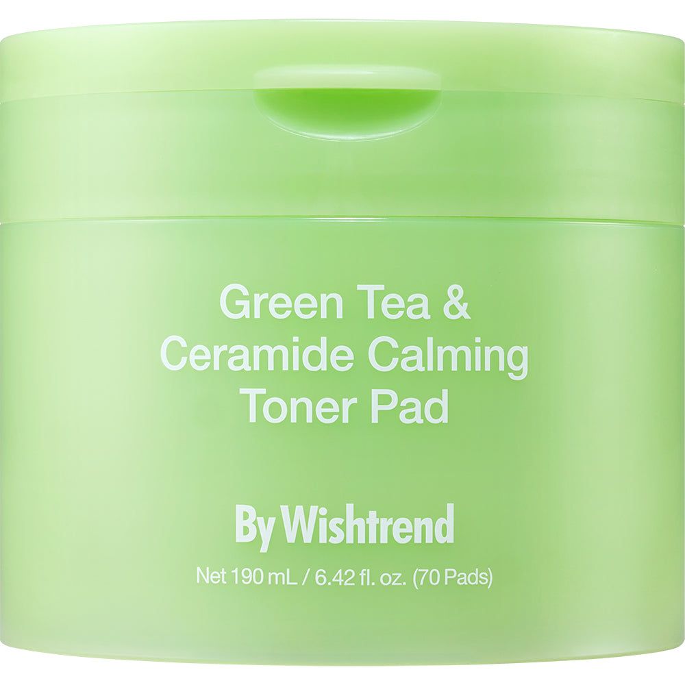By Wishtrend Grüner Tee & Ceramid Beruhigende Toner-Pads