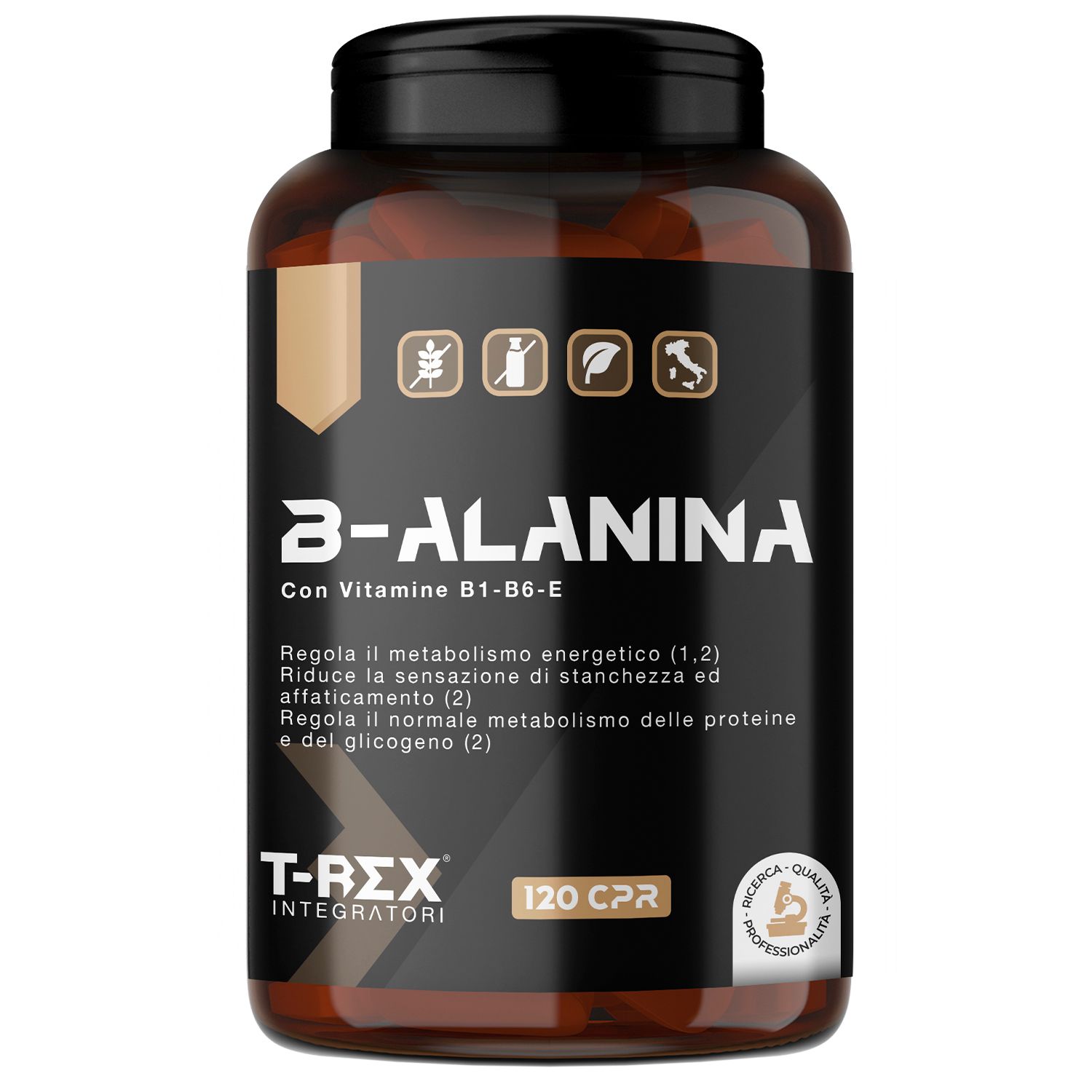 T-Rex Integratori Beta Alanina Pre Workout 120 compresse