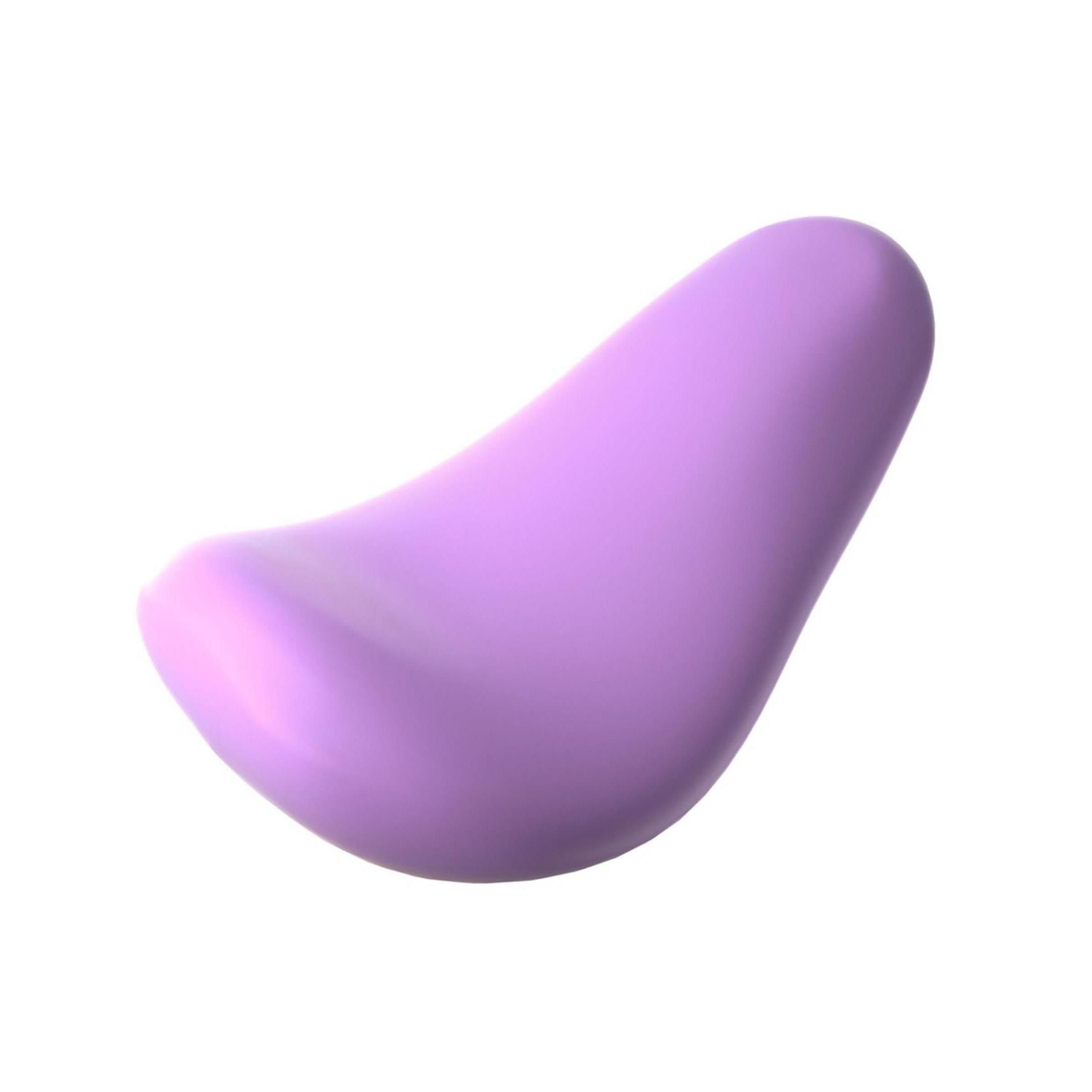 Lila Produkt, geschwungene Form. Glatte Oberfläche. Wellness-Produkt.