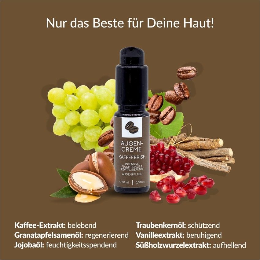 Spirit of Rügen Bio Augencreme Kaffeebrise
