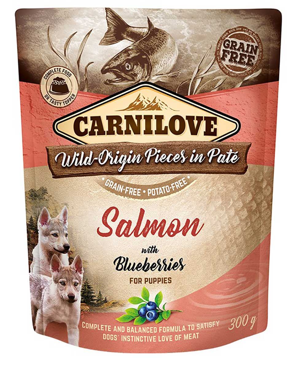 Carnilove Hund Pouch Puppy Lachs, Salmon with Blueberries