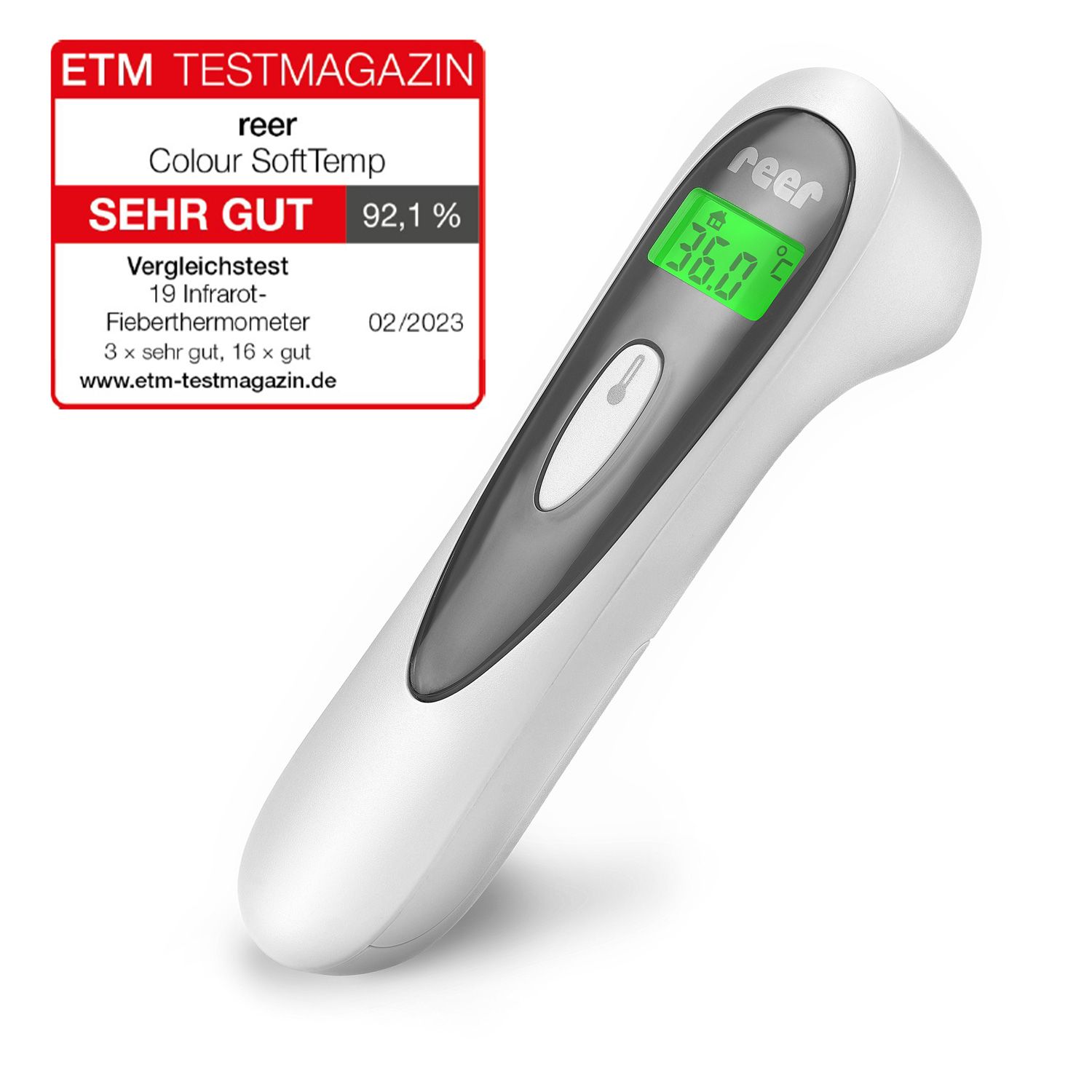 reer 3in1 kontaktloses Infrarot-Thermometer