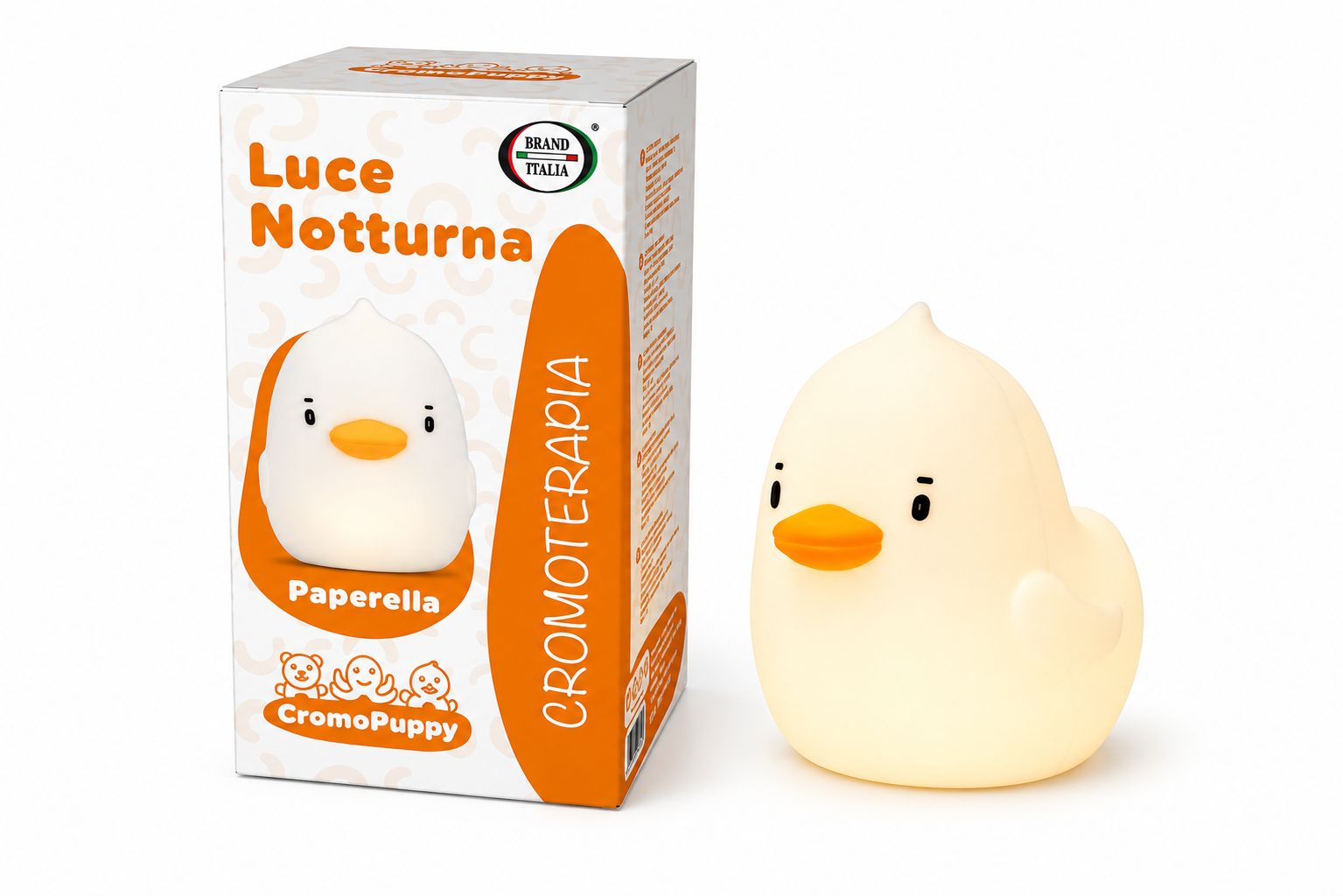 BRAND ITALIA - Luce Notturna per Bambini - Paperella Duck