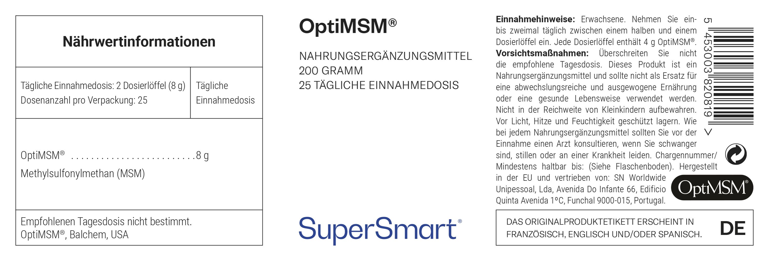 OptiMSM® - SuperSmart