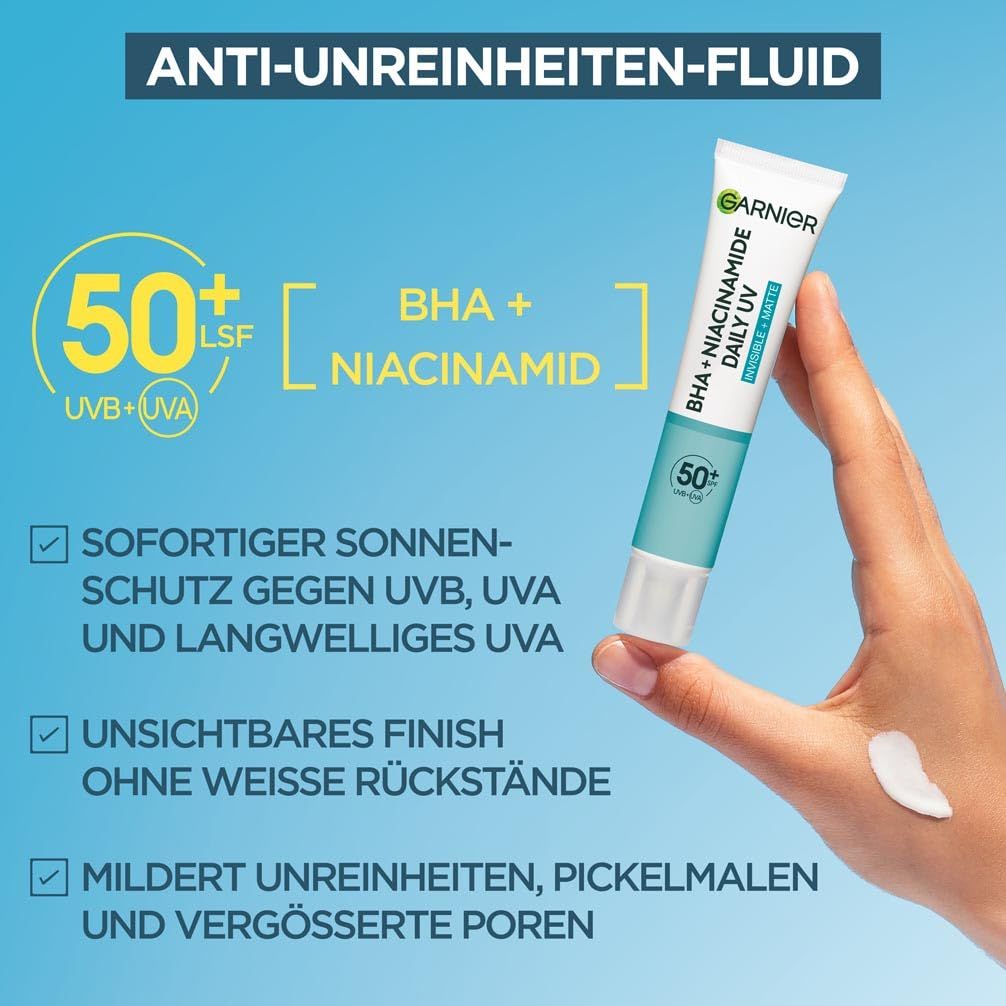 Garnier Hautklar BHA + Niacinamid Daily-UV