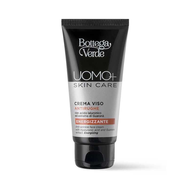 Bottega Verde UOMO+ skincare - Crema viso - antirughe energizzante