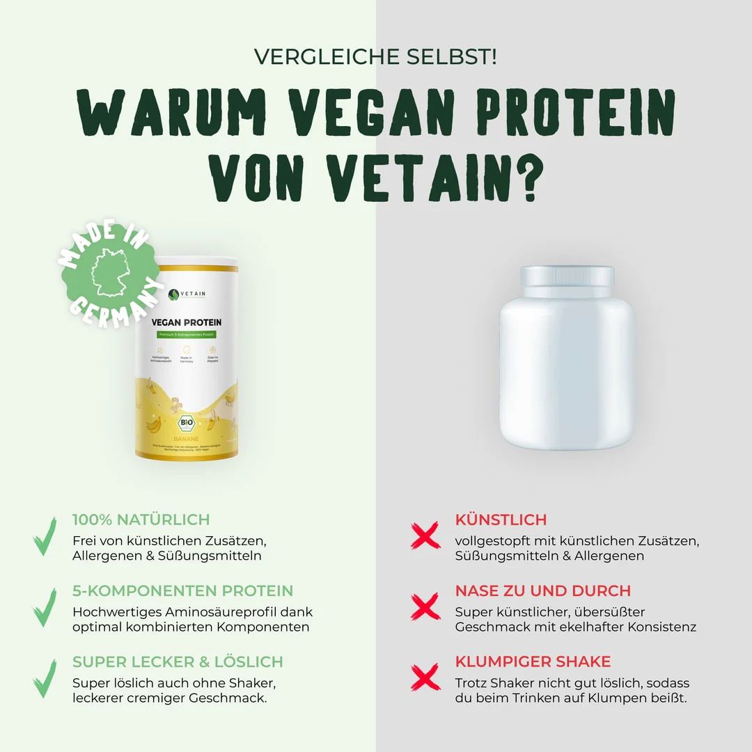 Vetain Vegan Protein Banane