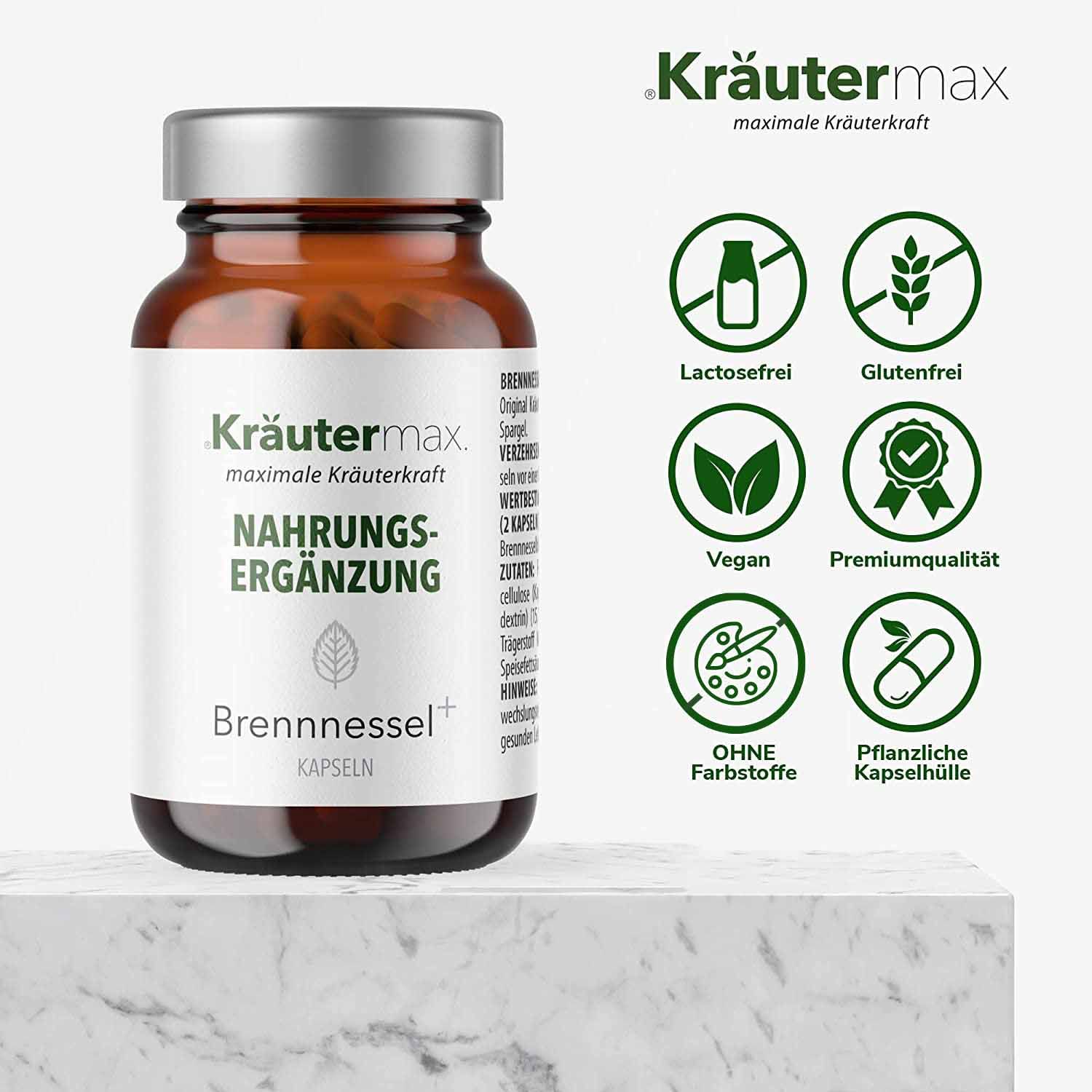Kräutermax Brennnessel plus Spargel Kapseln