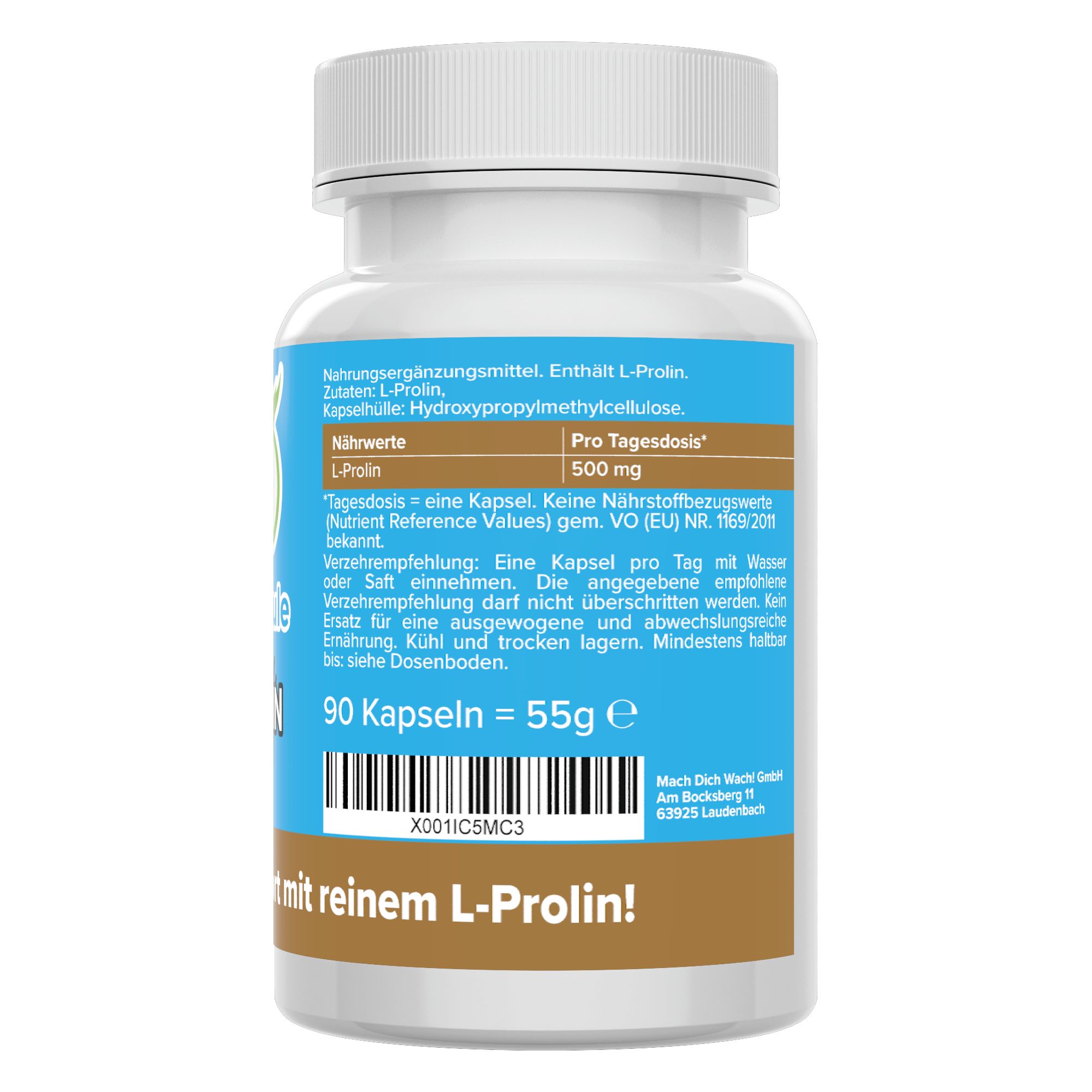 L-Prolin Kapseln - Vitamineule® 90 St