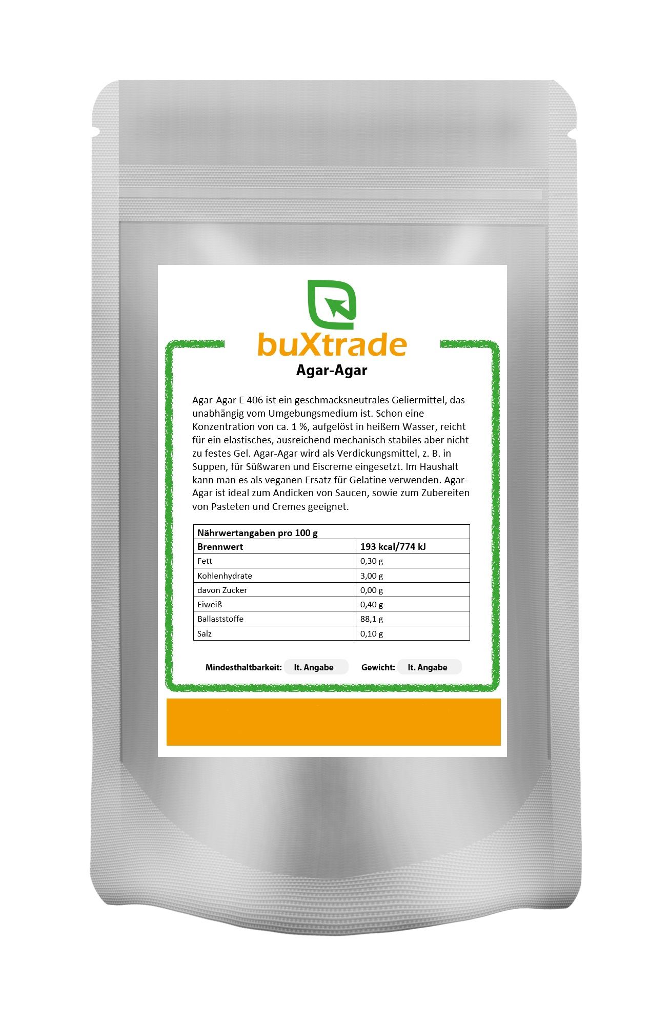 buXtrade Agar Agar Pulver