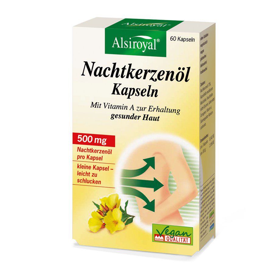 Alsiroyal Nachtkerzenöl Kapseln 60 Kapseln