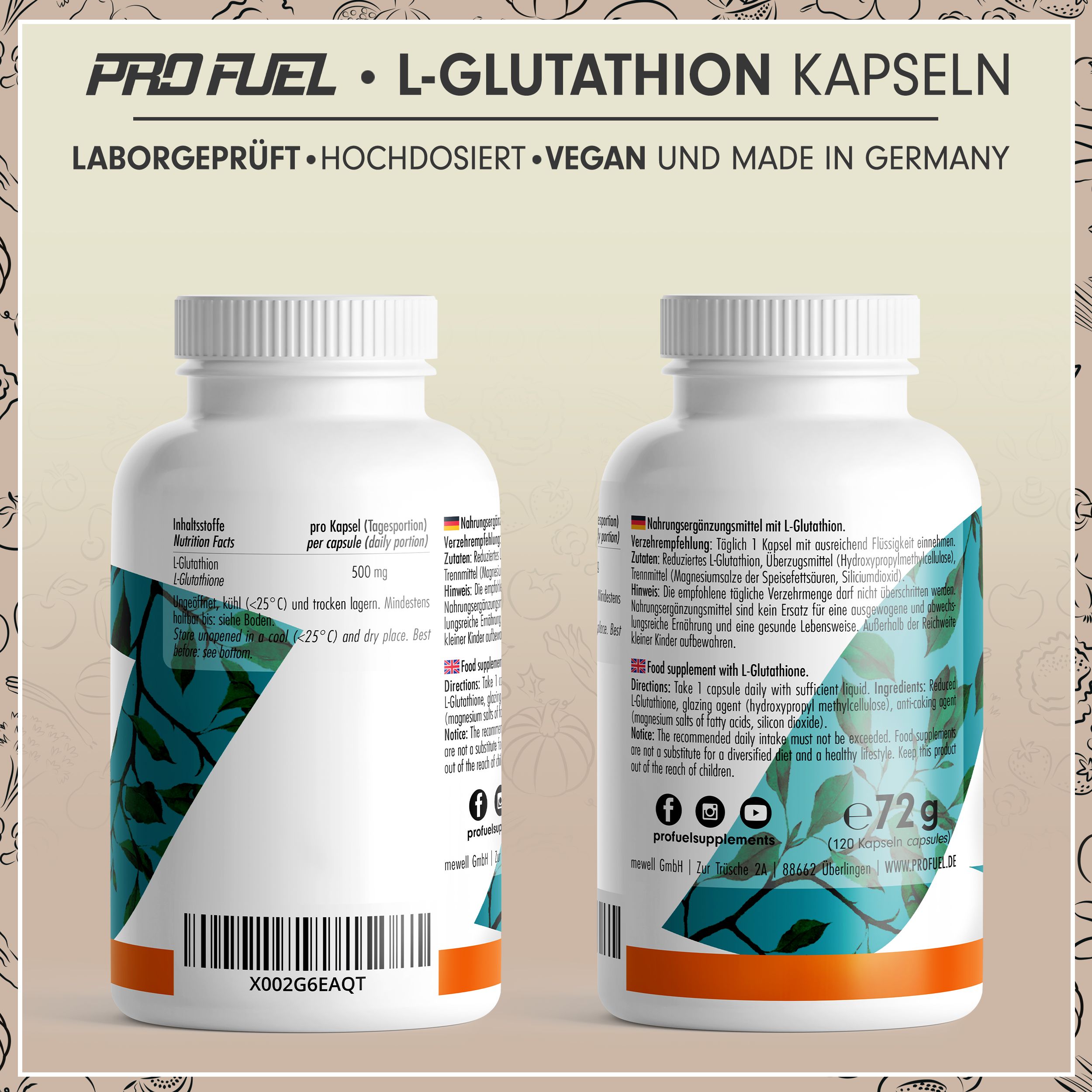 ProFuel - L-Glutathion 120 Kapseln 120 St