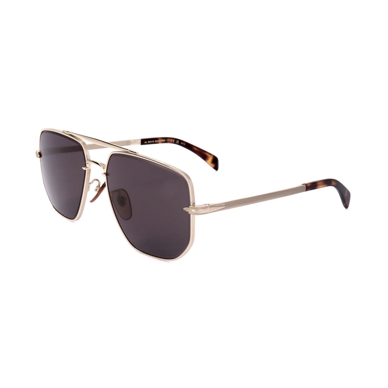David Beckham occhiali da sole uomo DB 7001/S gold-coloured mottled brown