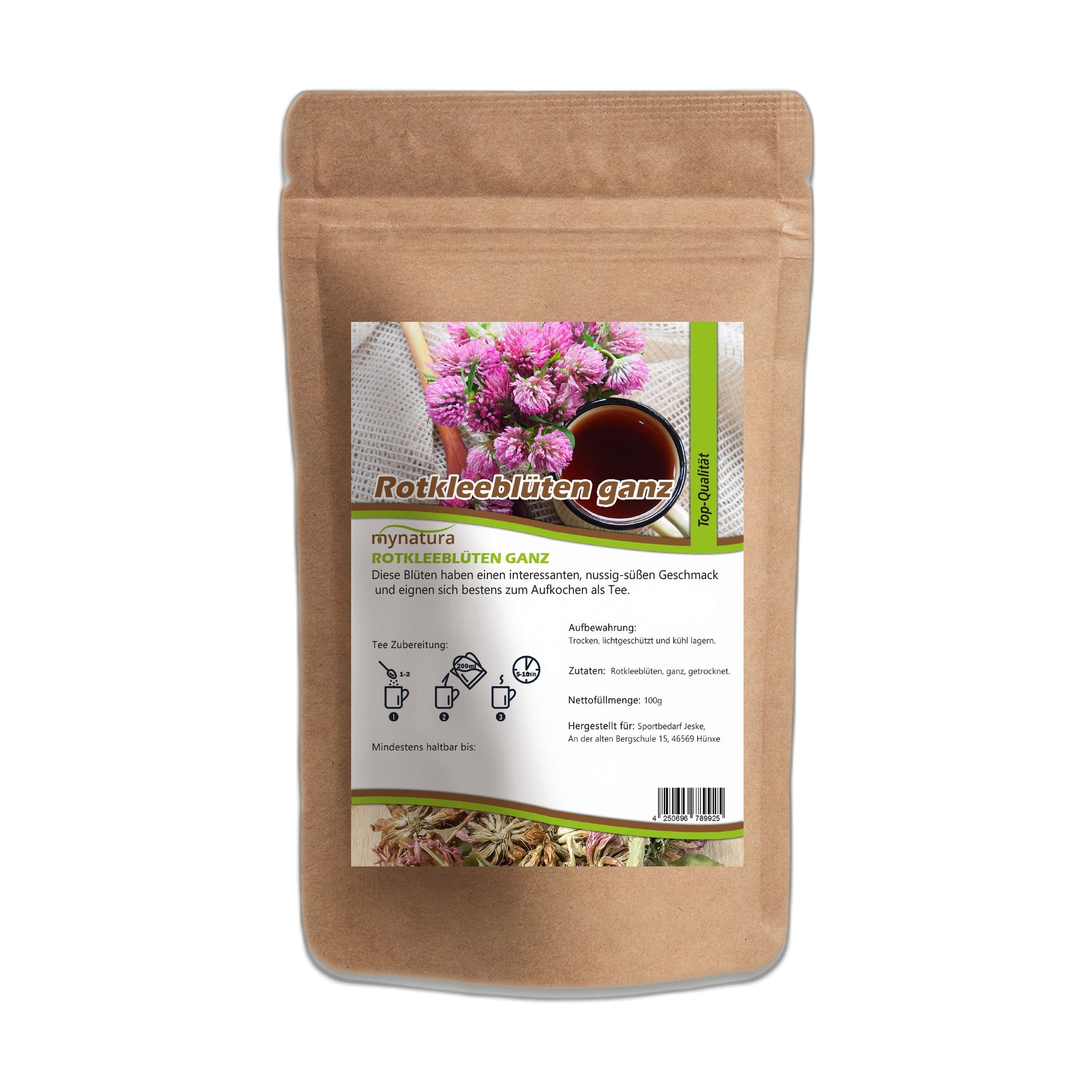 Mynatura Rotkleeblüten ganz getrocknet 250 g
