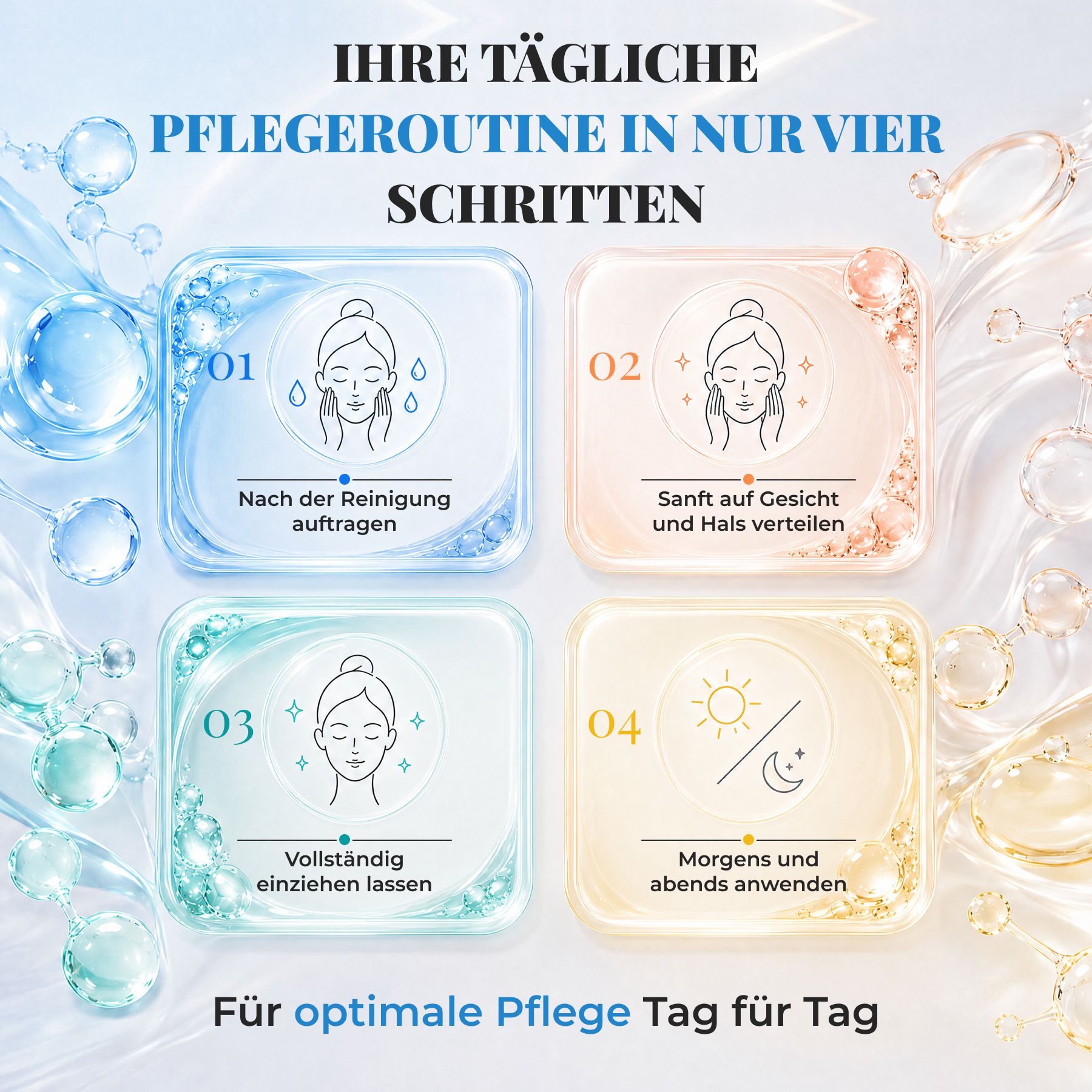 KORMESIC Gesichtscreme Retinol Kollagen Kapselcreme Anti-Aging Nachtpflege