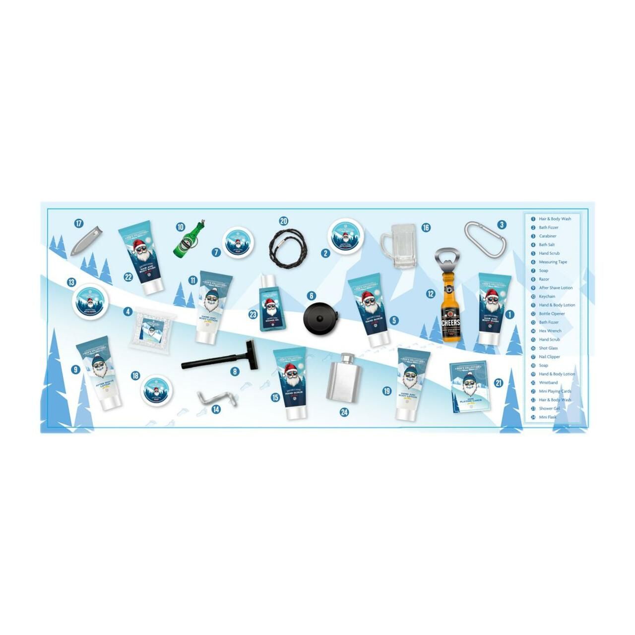 ACCENTRA, Adventskalender MEN'S COLLECTION WINTER EDITION