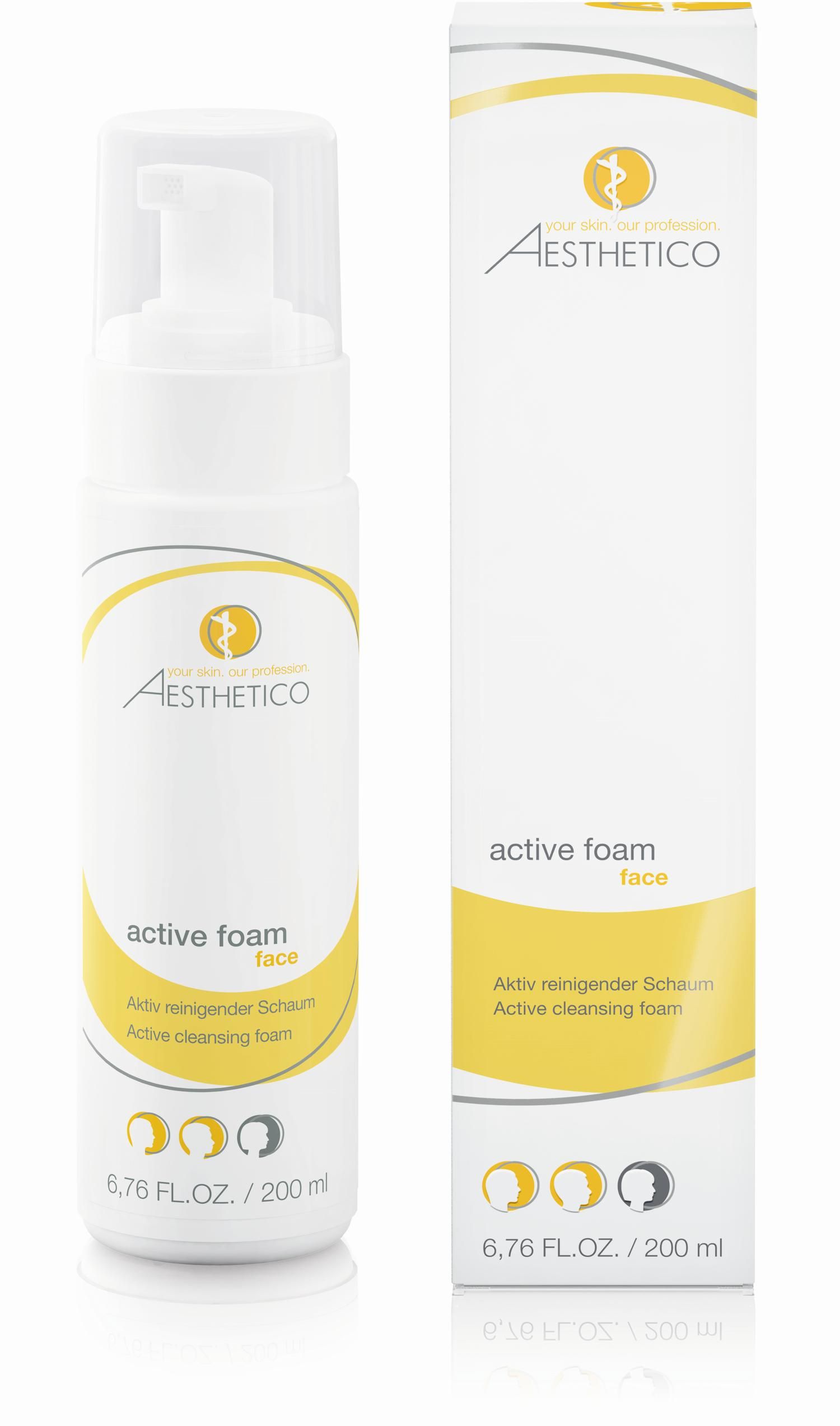 active foam Reinigung, Aesthetico