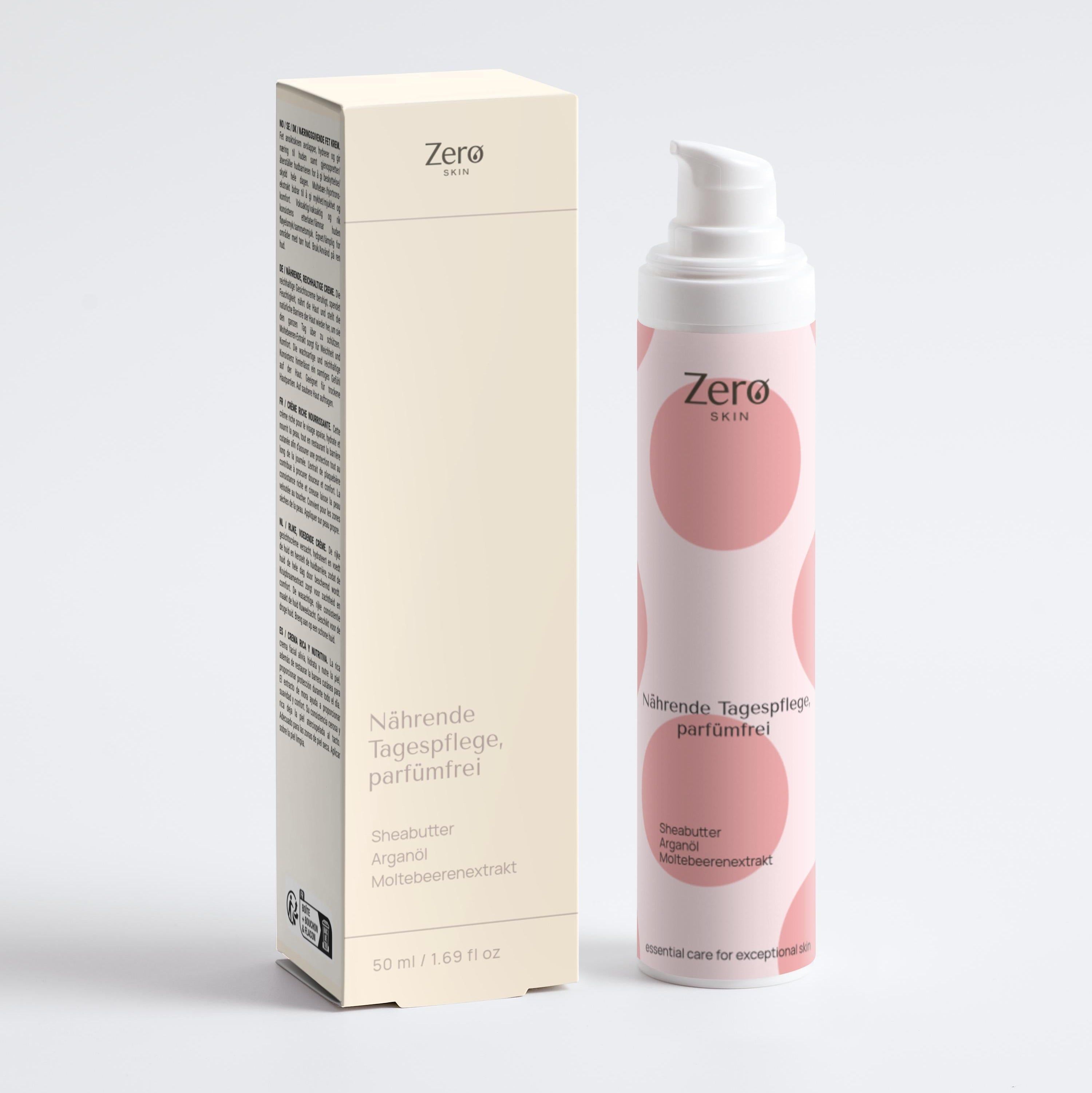Zero Skin Nährende Tagespflege parfümfrei,nährend schützend für trockene und reife Haut