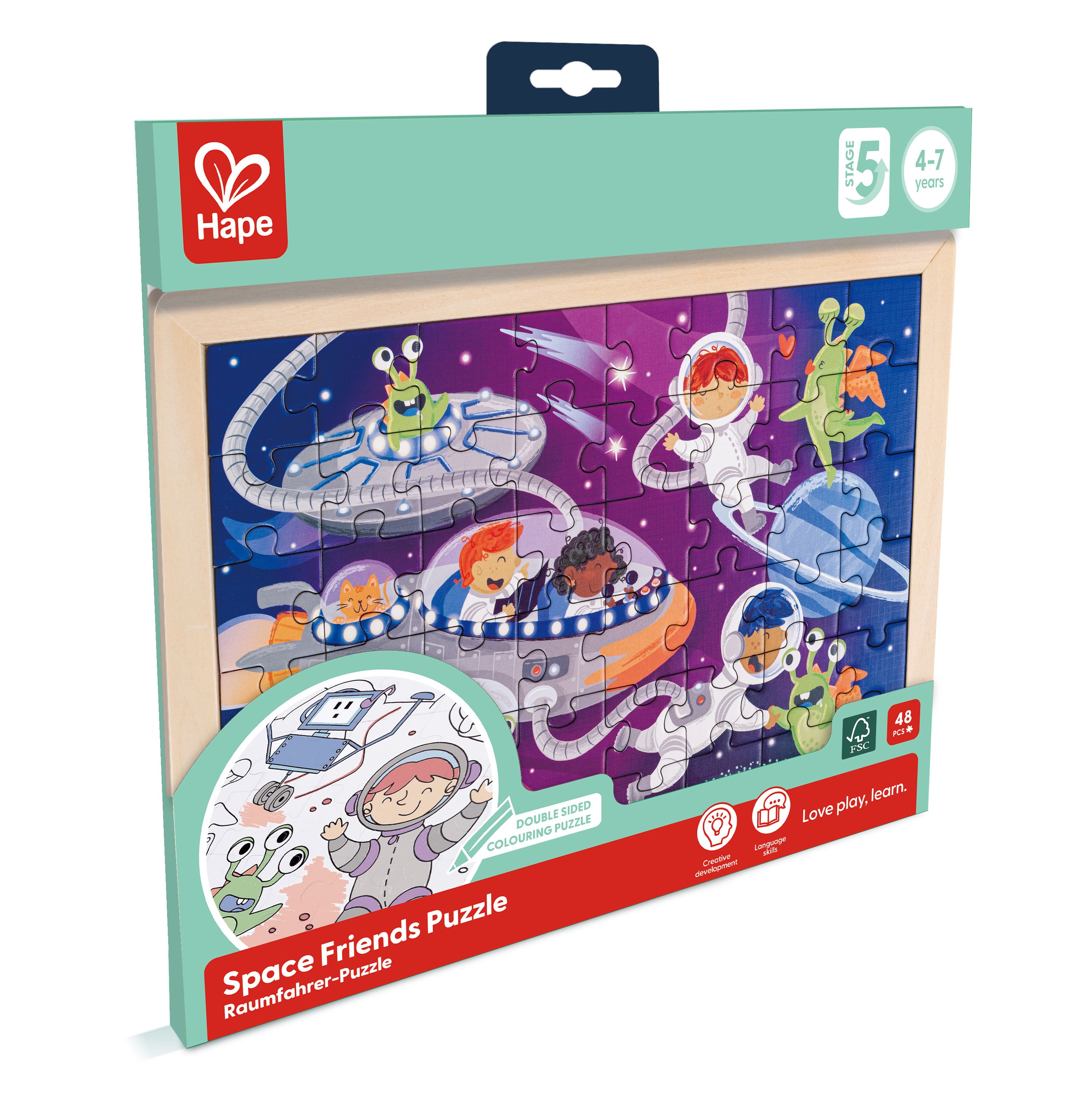 Hape Raumfahrer-Puzzle